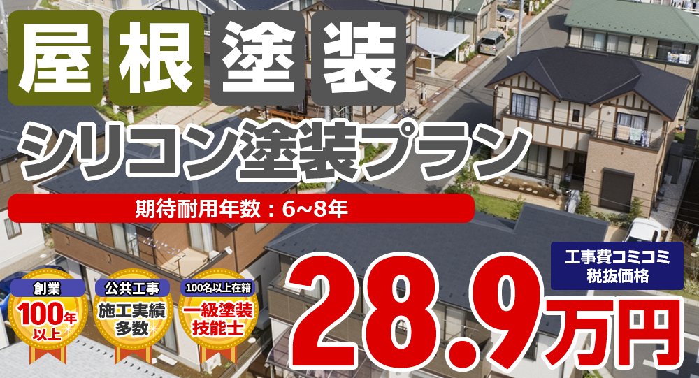 シリコン塗装プラン 税込31.8万円