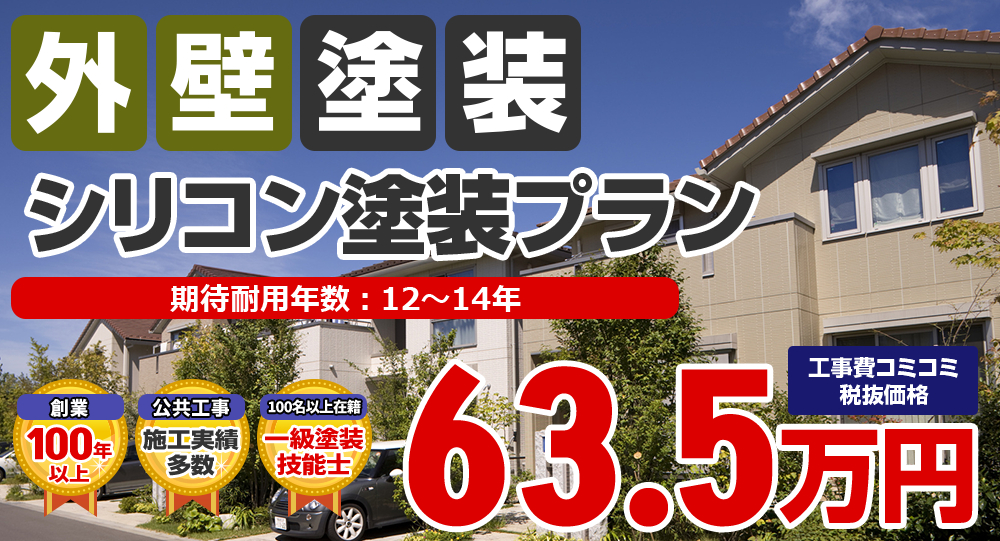 シリコン塗装プラン 税込69.8万円