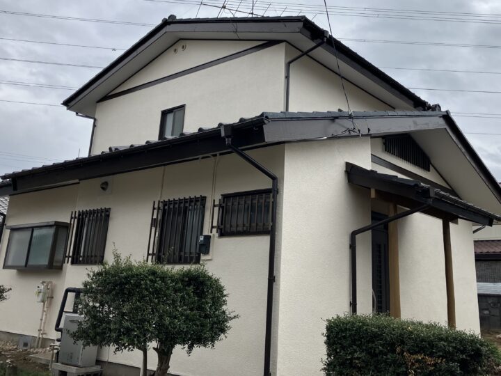 茨城県水戸市 E様邸 外壁塗装・雨樋交換工事